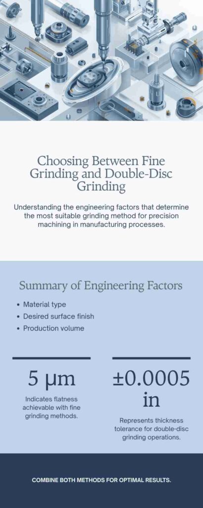 Precision ground automotive washers and gears using double-disc grinding