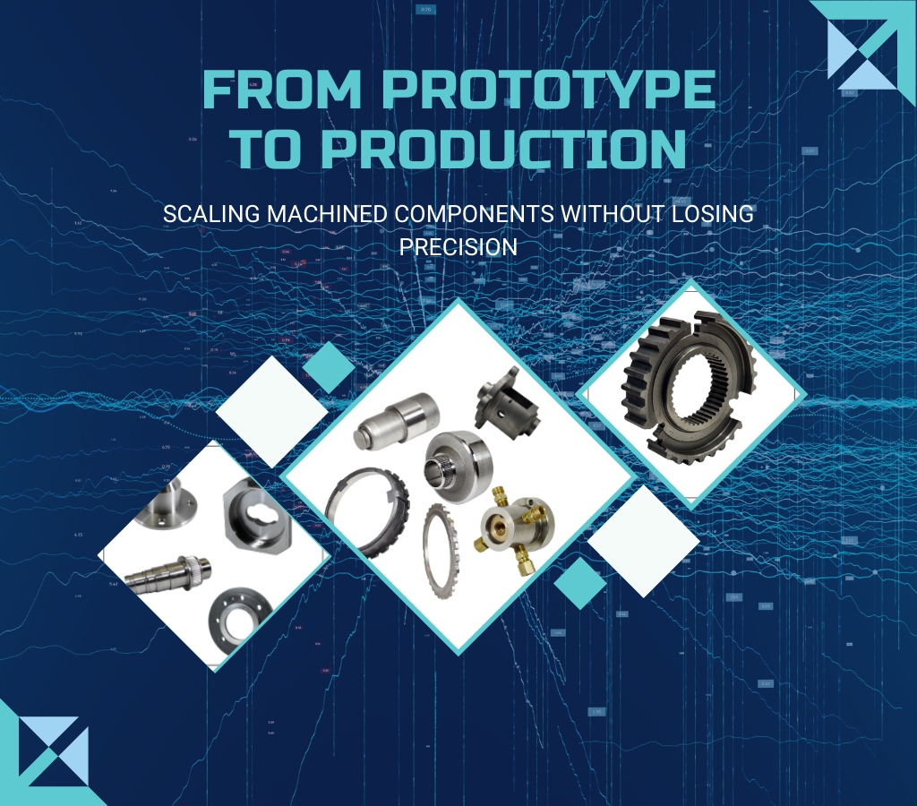 CNC machining from prototype to production