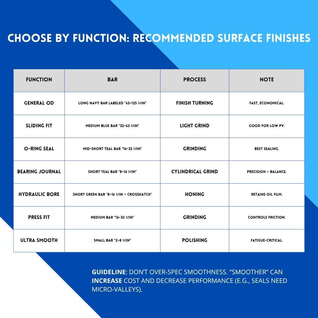 Grinding vs honing vs polishing process comparison infographic