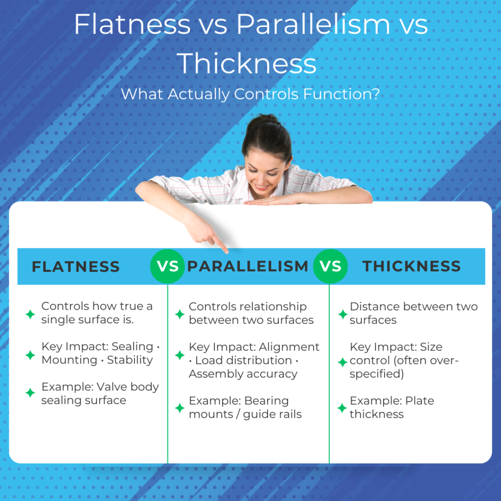 CNC Milling Tolerances for Datums & Flatness | Baxter Machine