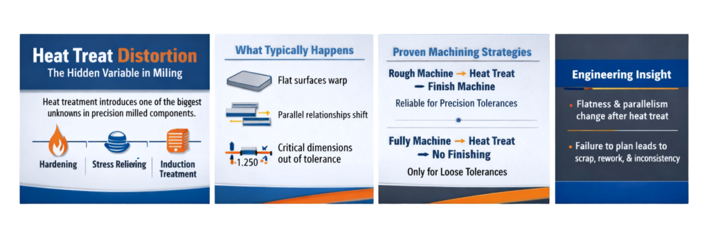 Heat Treat Distortion in Milled Parts